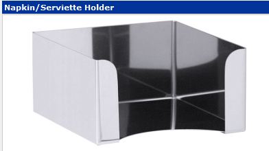 Metal Napkin Holder - Click Image to Close